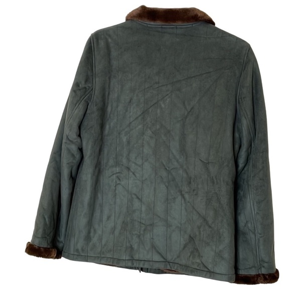 Gallery Washable Green Jacket Size S - Picture 6 of 11